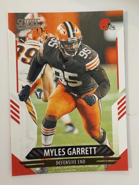  2021 Panini SCORE Football Card: Myles Garrett
