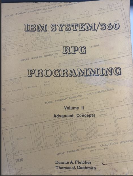 IMB System/360 RPG Programming Volume II Advanced 