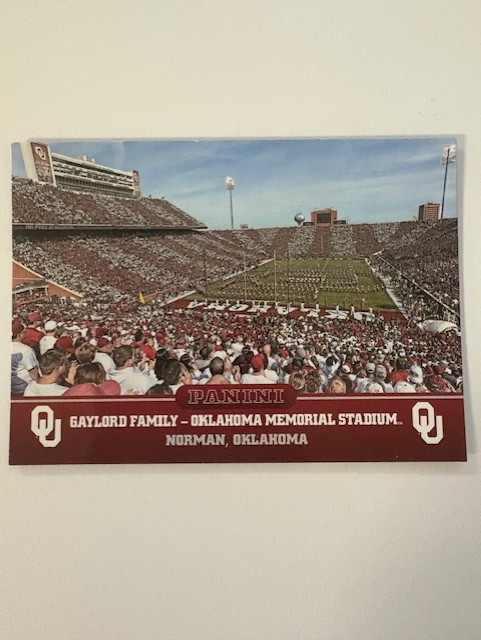Panini Card- Gaylord Family- Oklahoma Memorial Sta