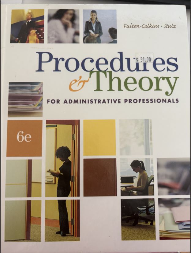 Procedures & Theory for Administrative Professiona