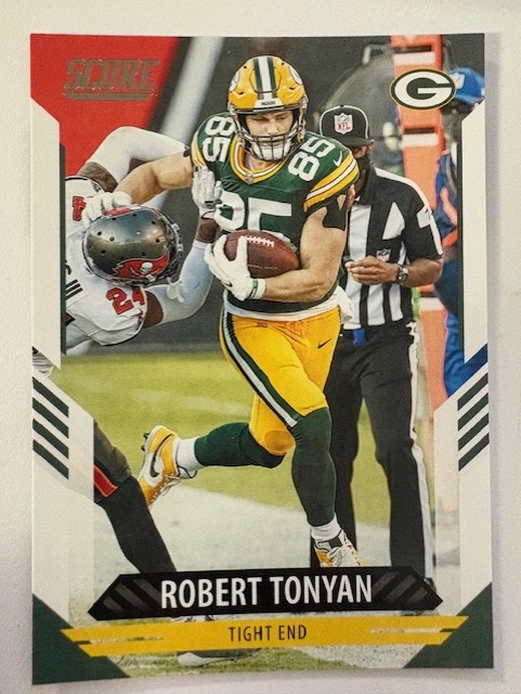  2021 Panini SCORE Football Card: Robert Tonyan