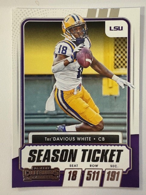 2021 Panini Contenders Season Ticket Football Card