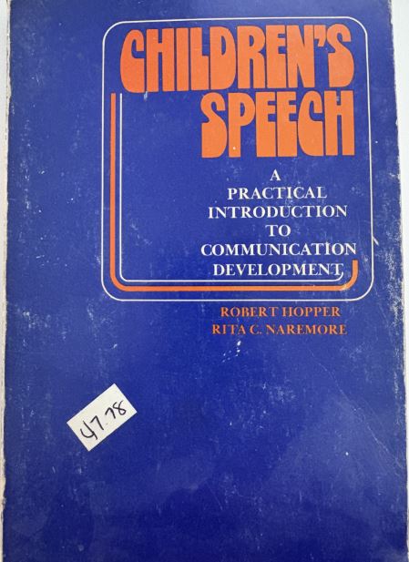 Children's Speech: A Practical Introduction to Com